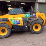 10 meter JCB Forklift right view