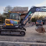 Volvo 8 Tonne Compact Digger right view
