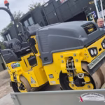 100 Bomag Roller on Trailer