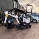 Bobcat Mini Digger E10Z front view