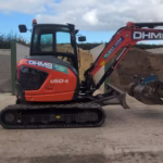 5 Tonne Kubota Digger right view