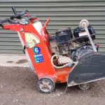 Husqvarna Road saw with wheels