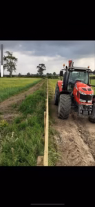 post knocker and fence