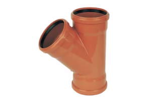 110mm 45 Degree Y Sewer Junction D/S Equal