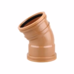 160mm 30 degree sewer bend D/S