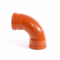 110mm 90 Degree Sewer Bend D/S