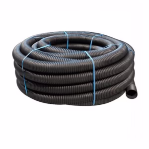 100mm Perforated Land Drain Coil x 100m C/W Connector